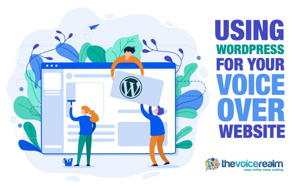 wordpress for voice over website