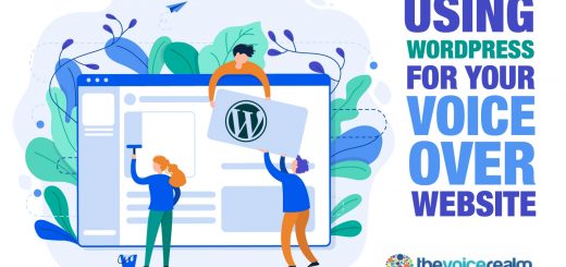 wordpress for voice over website