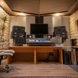 Professional recording studio used for voice-over production and audio editing