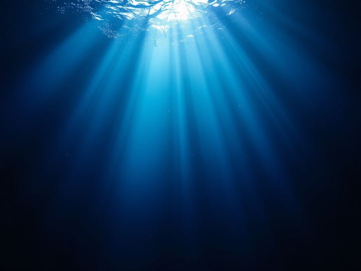 Deep voice tone: light fading into the deep ocean